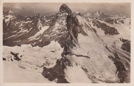 Cervin et glacier de Zmutt  1935