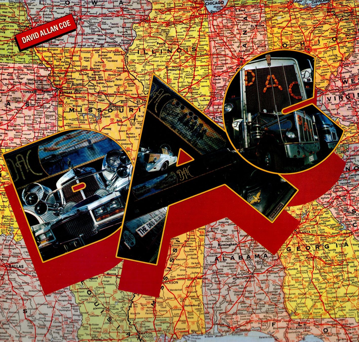 Schallplatten: 3 LPs von David Allan Coe – Gebraucht aus Horgen von  4