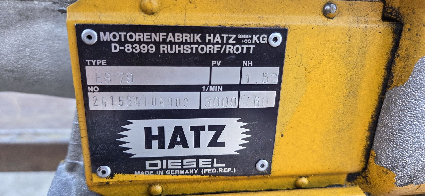 Hatz Motori: Dieselmotor Hatz – Usato da Einsiedeln venduto da AdrianBieri98 3