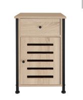 neuer Nachttisch Industrial Holz hell, Eiche Sonoma