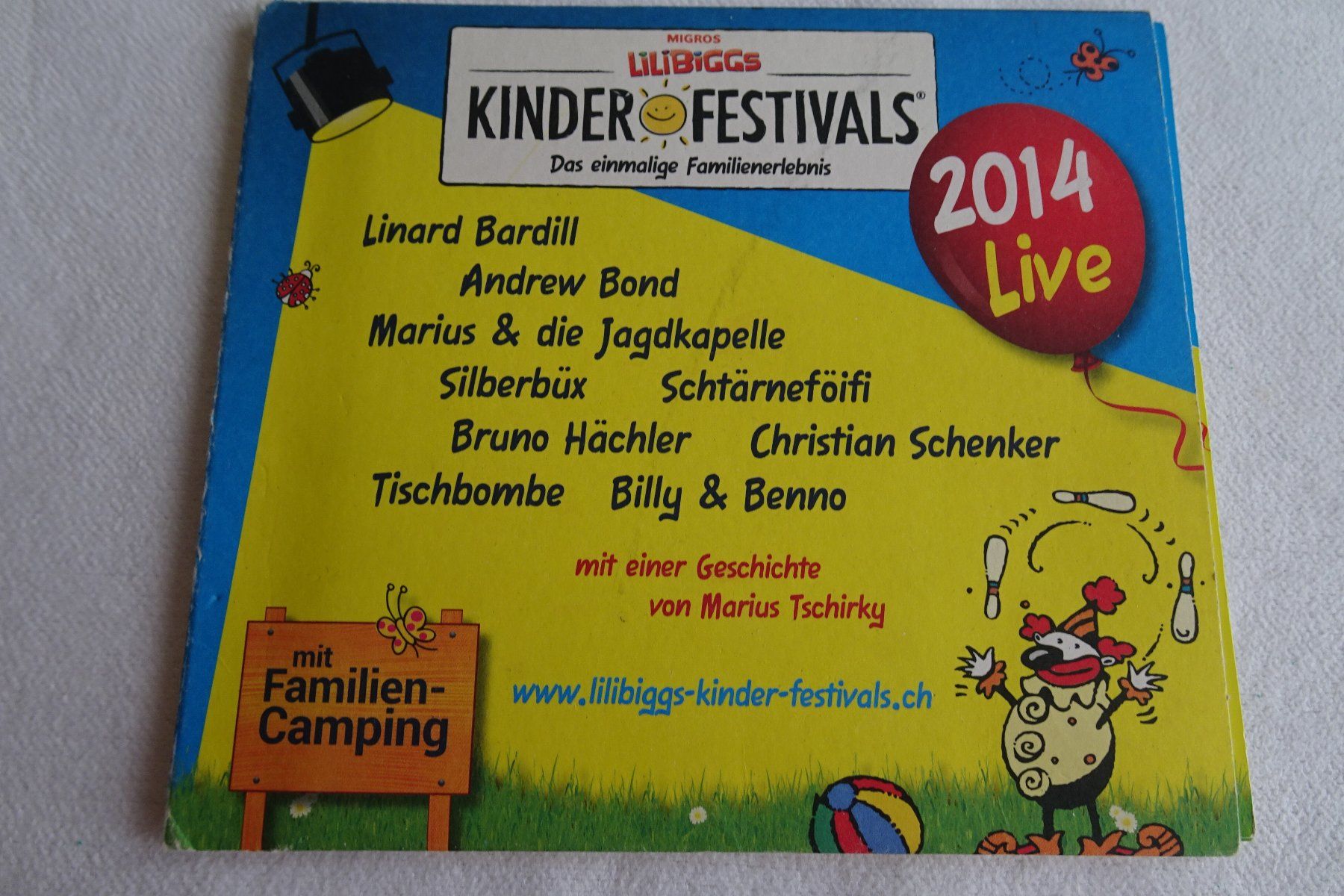 CDs: CD mit Liederbüechli Kinderlieder von Linard Bardill etc. – Gebraucht aus Strengelbach von schmetterling20