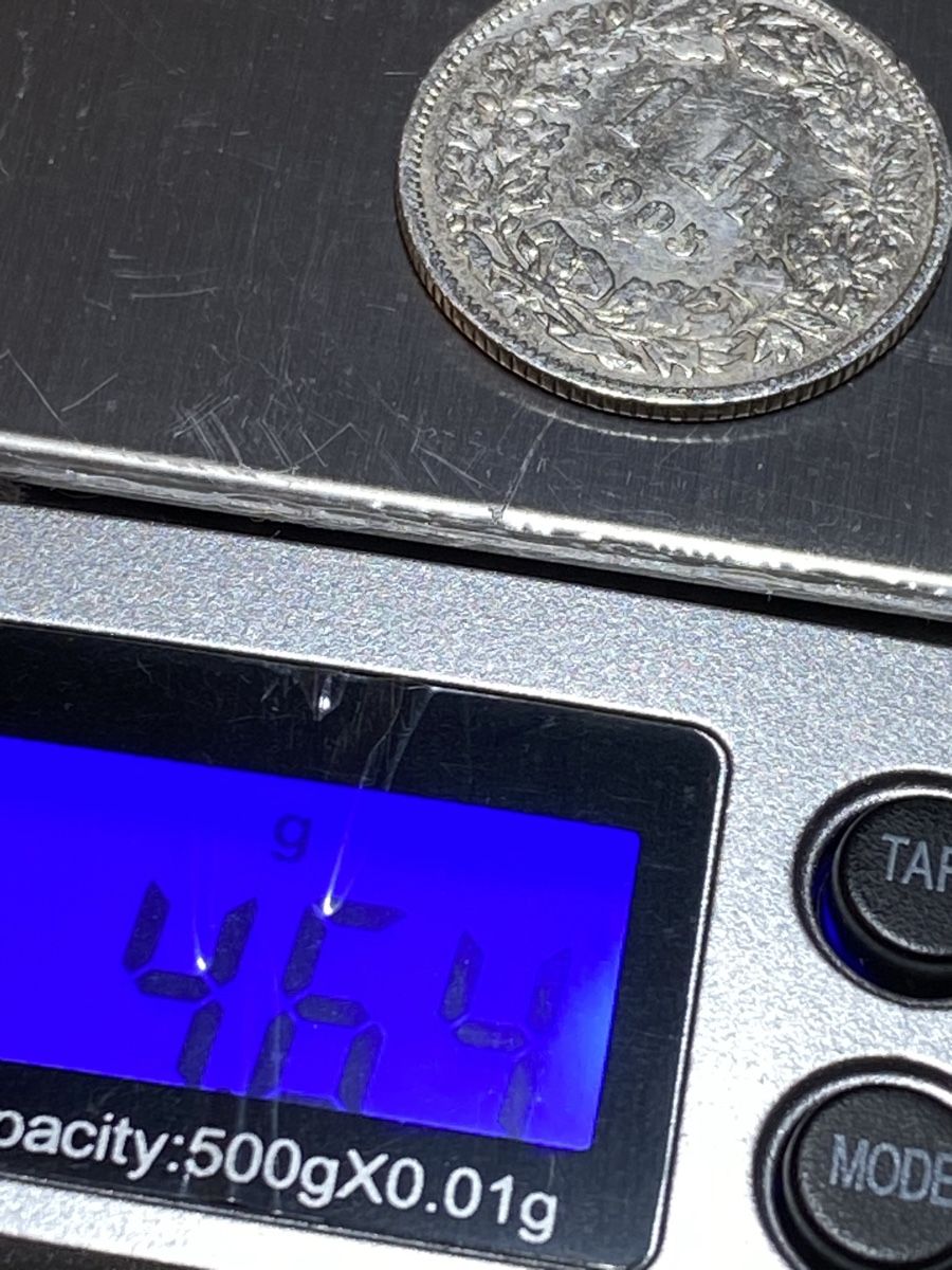 Tutti le monete: Suisse - 1 franc - 1905 – Usato da Payerne venduto da Mike1682 2