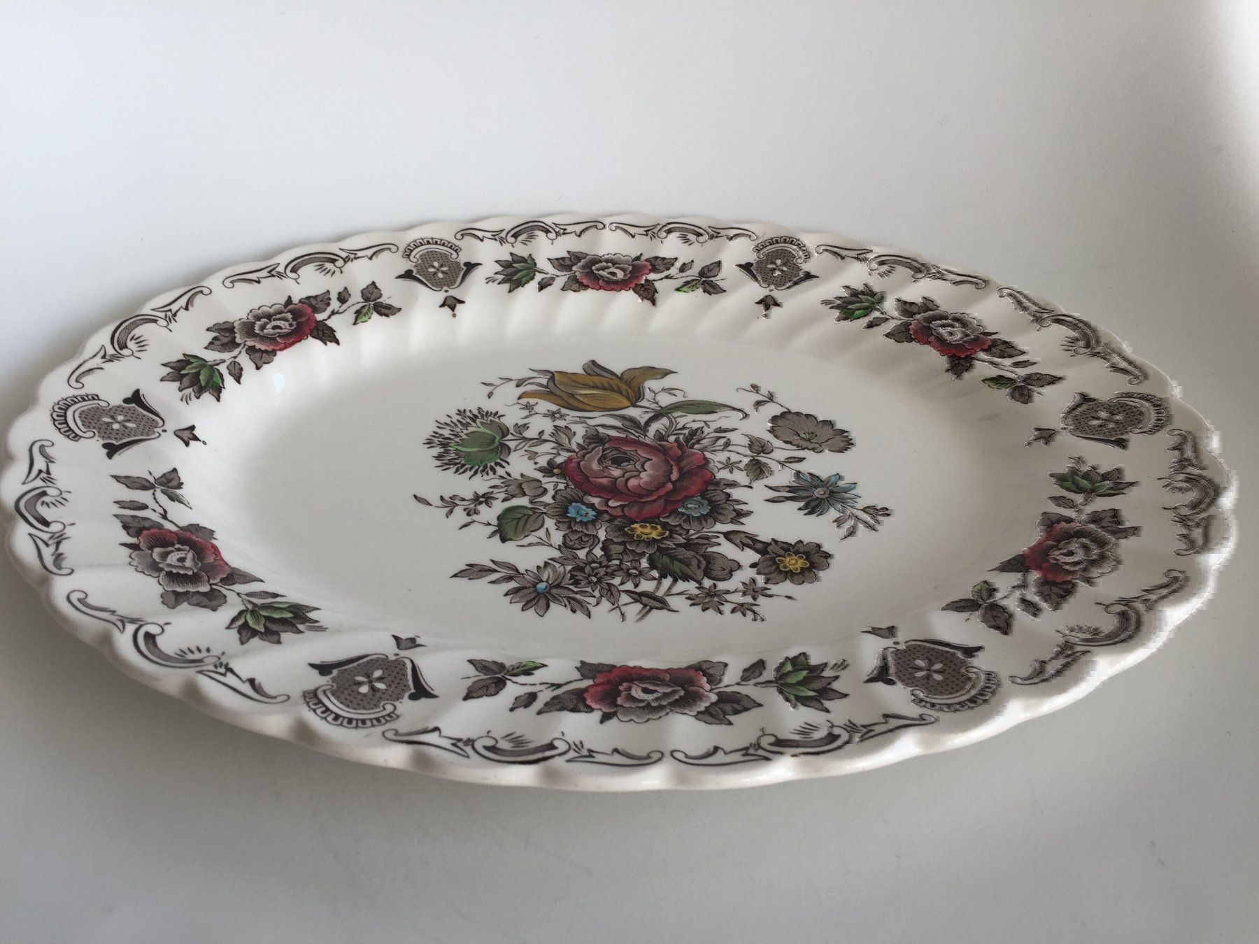 Piatti: Assiette faïence MYOTTS BOUQUET – Usato da Cossonay-ville venduto da Super-Price-Quality 1