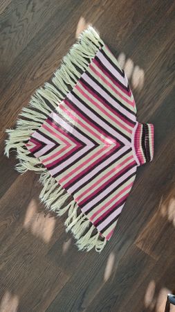 Poncho myc gestreift Grösse 128/152 guter Zustand
