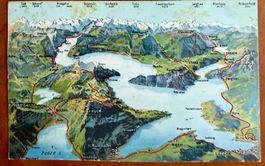 Vierswaldstättersee - MAP - Luzern - Kussnacht 1907