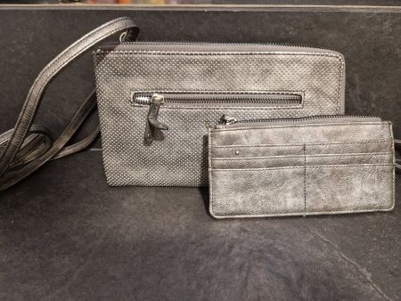 Leder Umhängetasche, Clutch, 24x15m viel Platz für Karten!