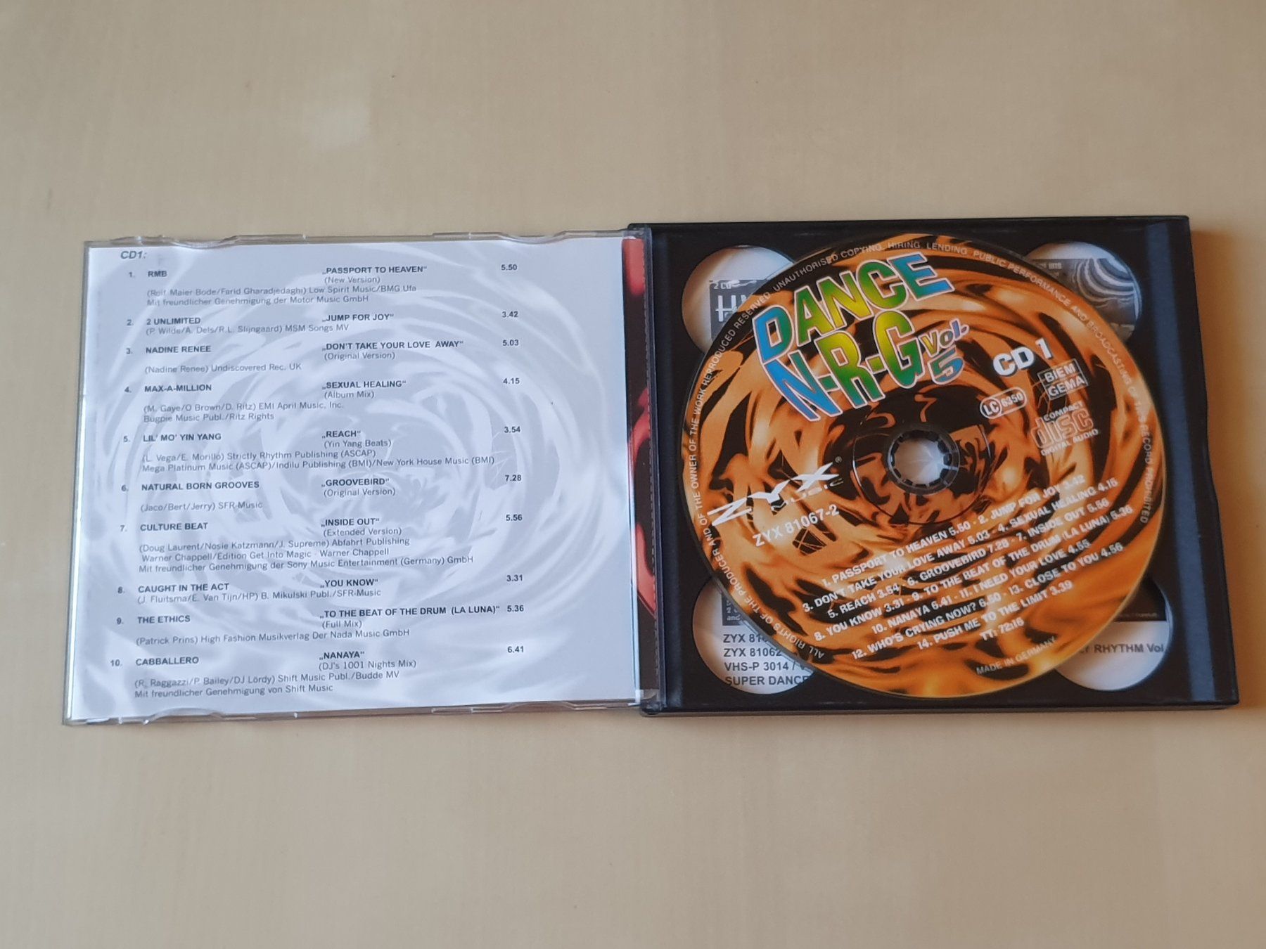 CD: Dance N-R-G Vol. 5 – Usato da Stansstad venduto da collectorsshop 2