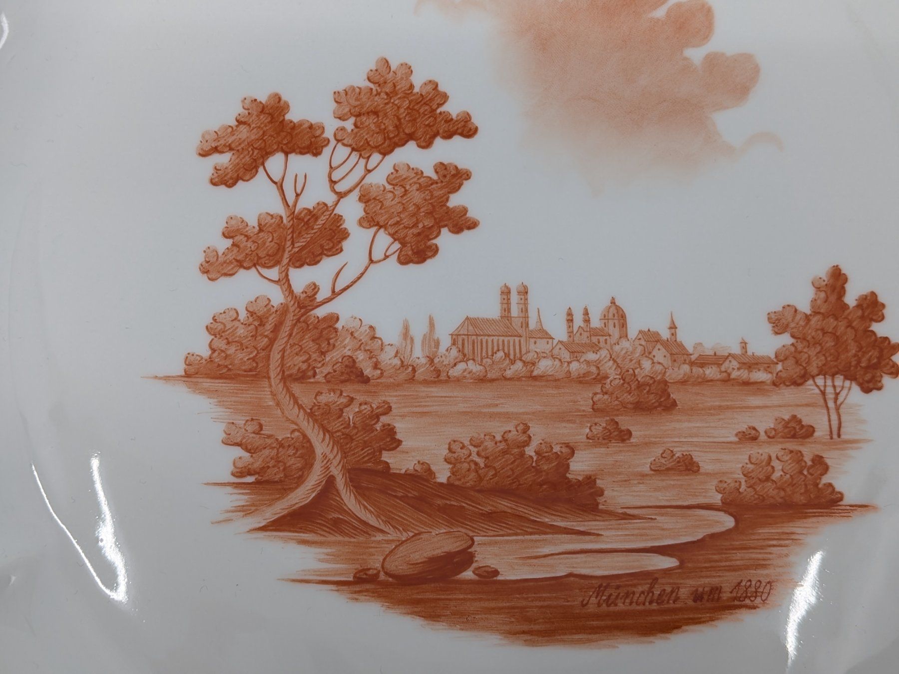 Piatti: Grosser Wandteller Nymphenburg – Usato da Emmen venduto da Brockofsky 3