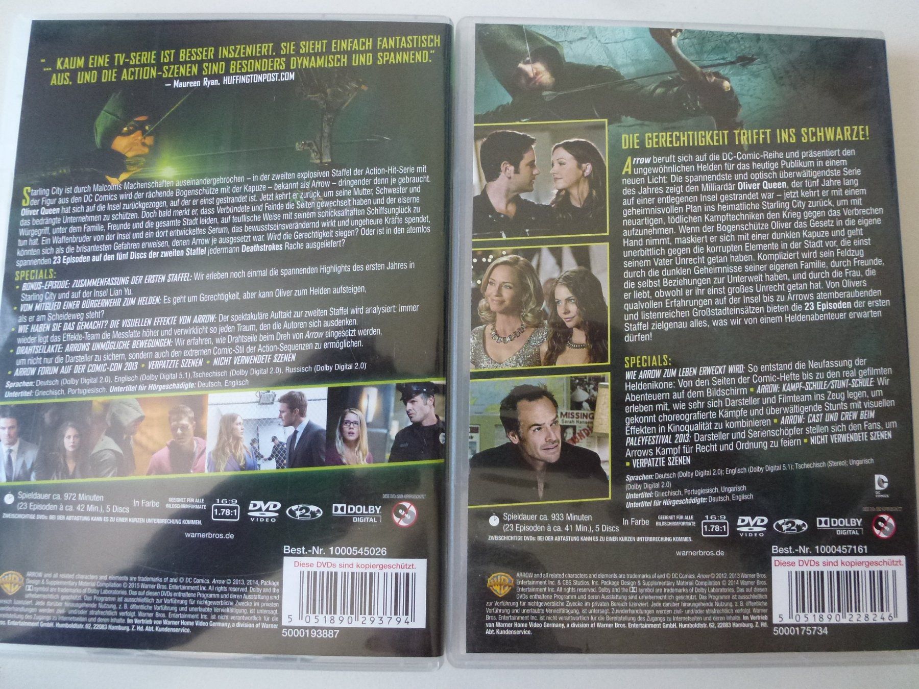 Alle DVDs: Arrow - Staffel 1+2 (10 DVDs) – Neu (gemäss Beschreibung) aus Bern von Frebo 1