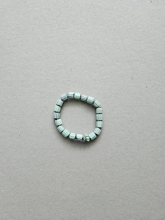 Bracciali & Braccialetti: Mintgrünes Perlenarmband – Usato da Zürich venduto da Nistiman