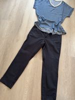 Hose und feine Jeansbluse Gr.40