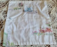 Handgemachter Stoffbeutel mit Sommer Motiven