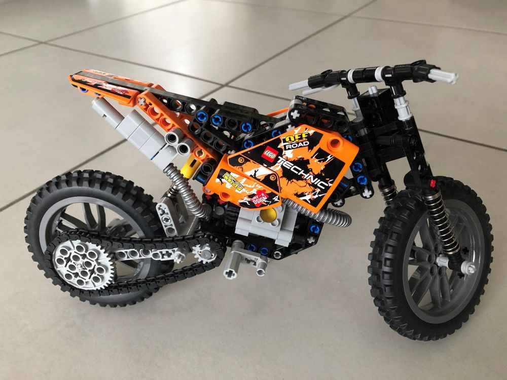 ✓ MOTOCROSS MOTO CROSS BIKE TECHNIC MOTO TECNIC COSTRUZIONI LEGO COMPATIBILE