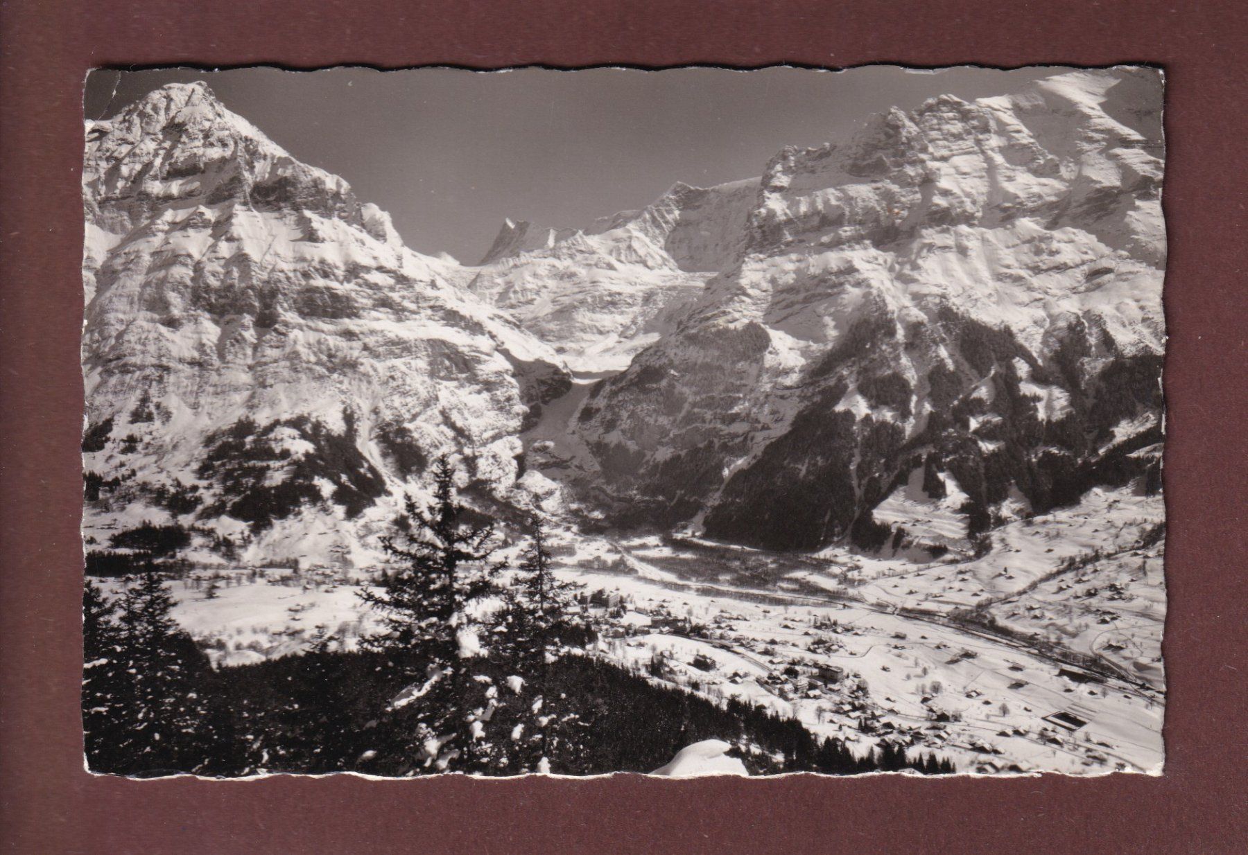 Cartoline postali: GRINDELWALD - Finsteraarhorn - 1942 – Usato da Pully venduto da nicecards-shop