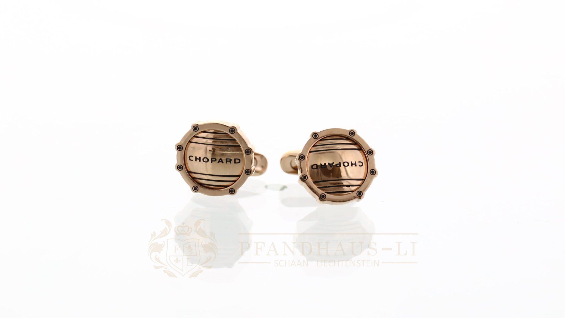 Chopard Manschettenknöpfe: Chopard Superfast Classic Racing Manschettenknöpfe – Neu (gemäss Beschreibung) aus Schaan von Pfandhaus-LI 1