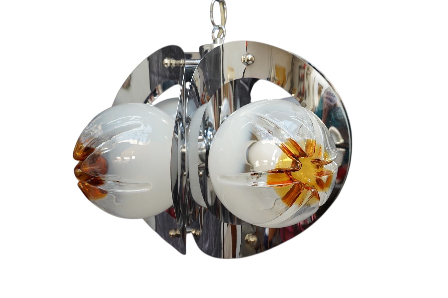 Kronleuchter & Deckenlampen: Lustre italien Mazzega – Gebraucht aus Bulle von ABELiAM