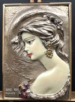 Wunderbares, antikes Bild mit sinnlicher Frau 925