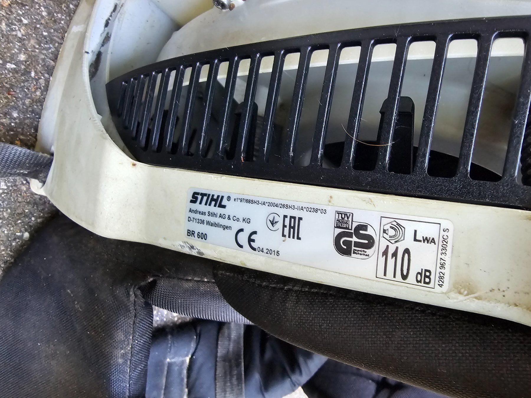Stihl Soffiatori & Aspiratori per foglie: Laubbläser Stihl BR 600 – Usato da Oberburg venduto da herkules69 3