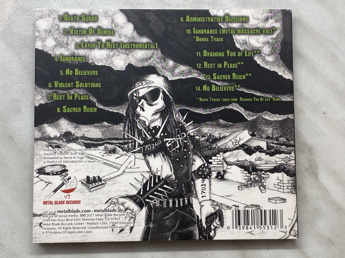CD: Sacred Reich - Ignorance – Nuovo (secondo la descrizione) da Aigle venduto da St_anger 1