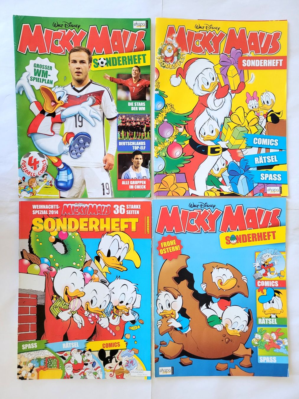Fumetti: 6 Micky Maus Sonderhefte/Mega Comics – Usato da Schöftland venduto da huair 1