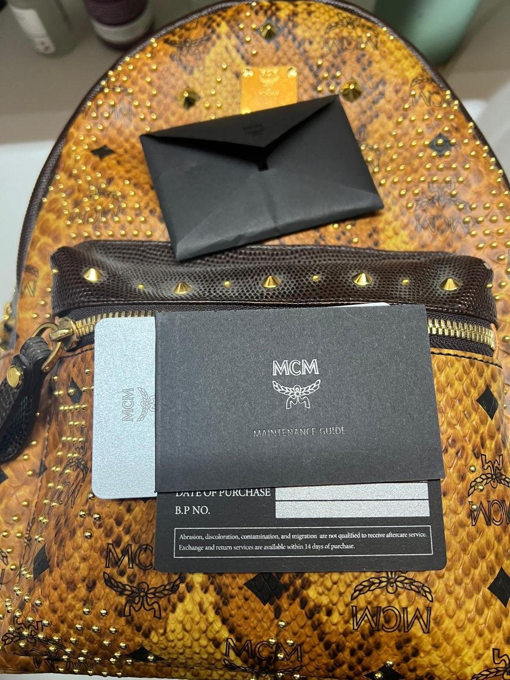 Mcm Zaini: MCM Rucksack Python Optik, sehr guter Zustand – Usato da Weinfelden venduto da Draixe 4