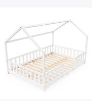 Kinderbett Maison 90 x 200 weiß