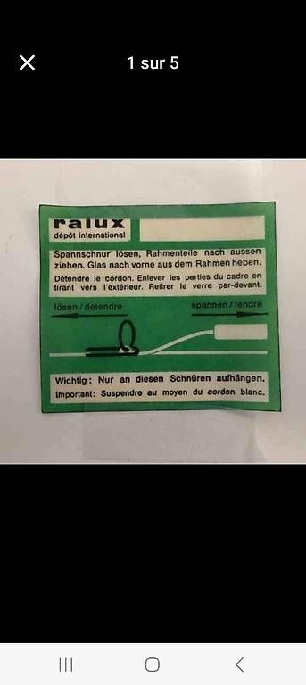 Alle Dekorationen: Cadres RALUX – Gebraucht aus Lausanne von two_qq6g