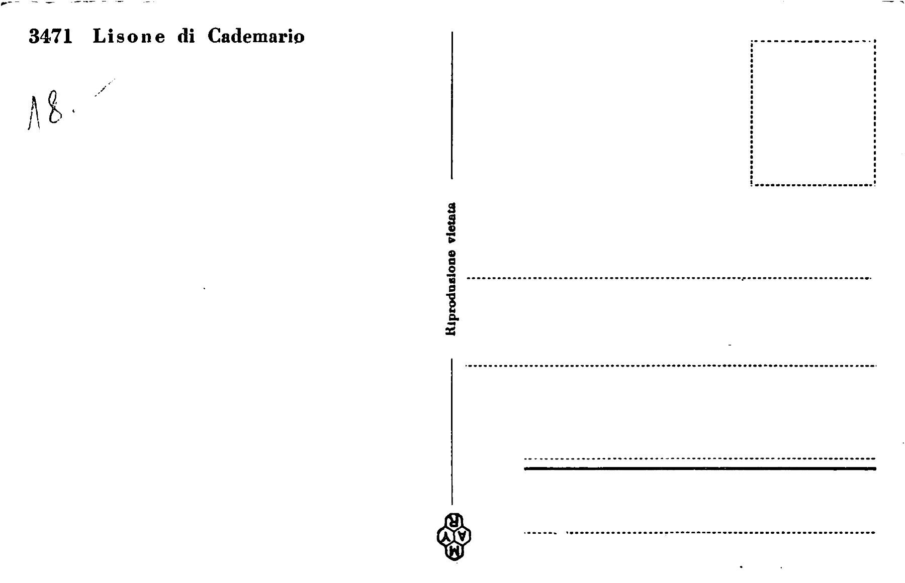 Cartes postales: Lisone di Cademario – D'occasion à Ottikon b.Kemptth. par Neptun1974 1