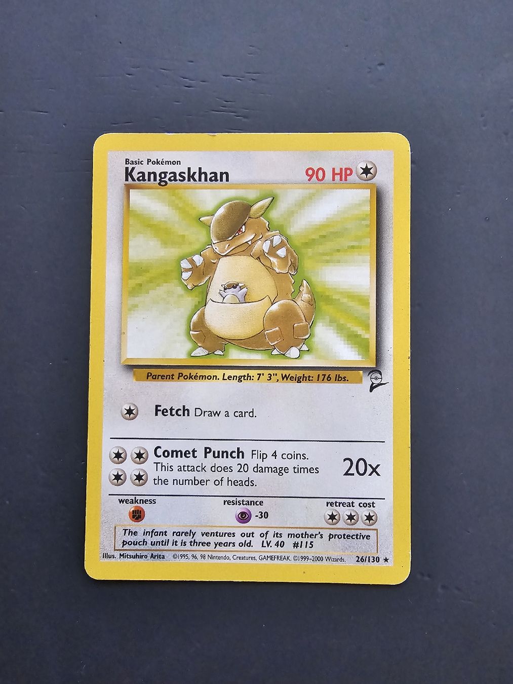 Pokémon Carte collezionabili: Pokemon Karte: Kangaskhan Base Set 2 – Usato da oberbuchsiten venduto da thug4