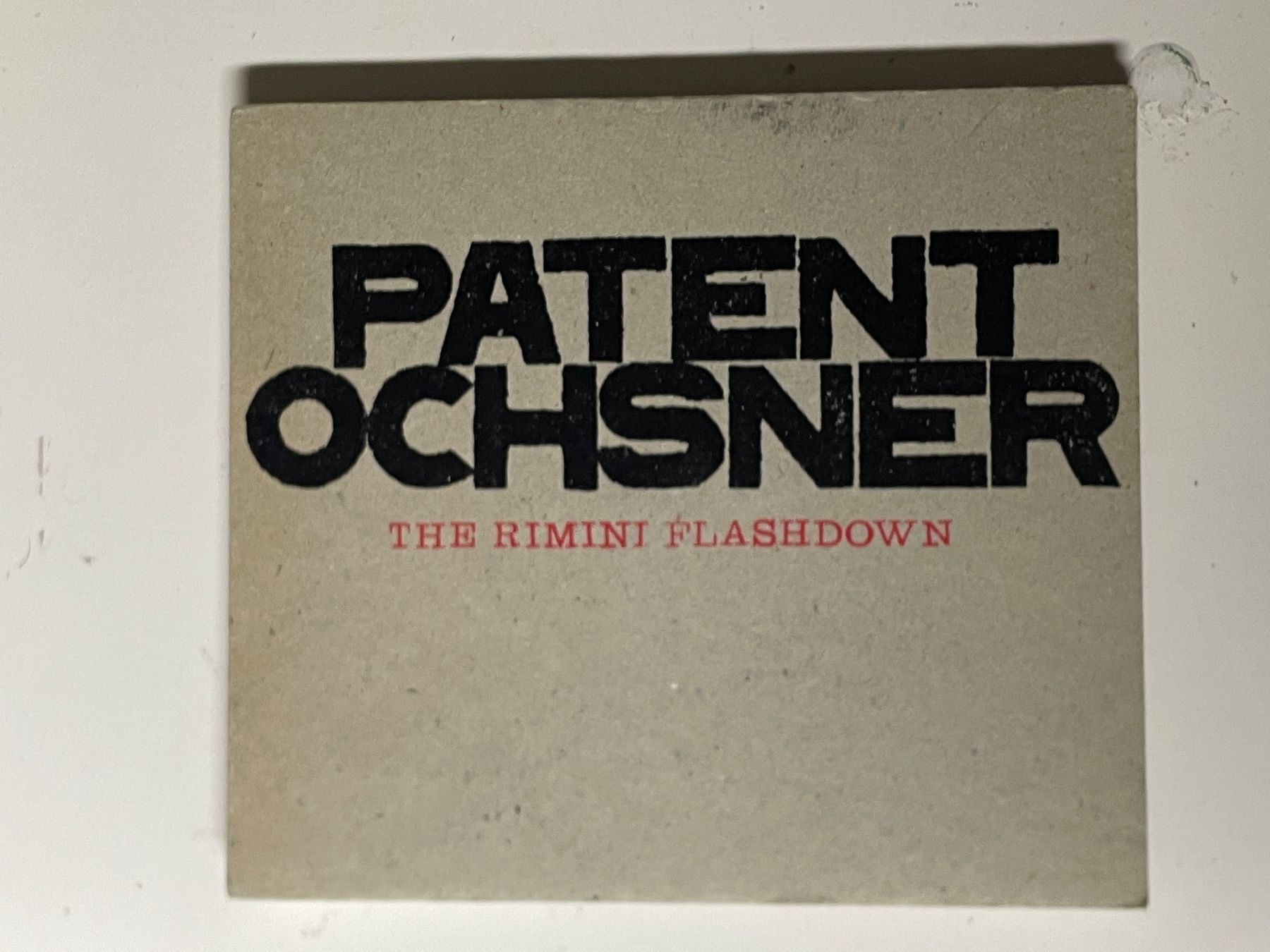 CDs: Patent Ochsner – D'occasion à Muri b. Bern par AdidasCollector