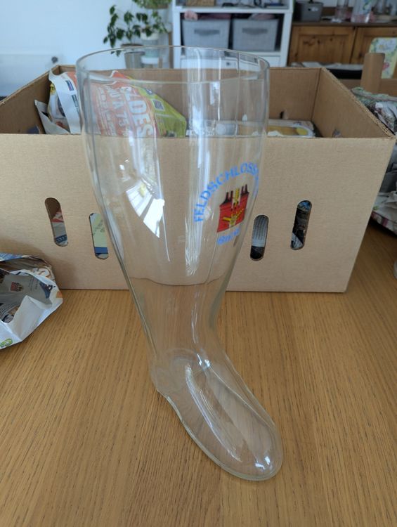 Verres à bière original bouteille inversée