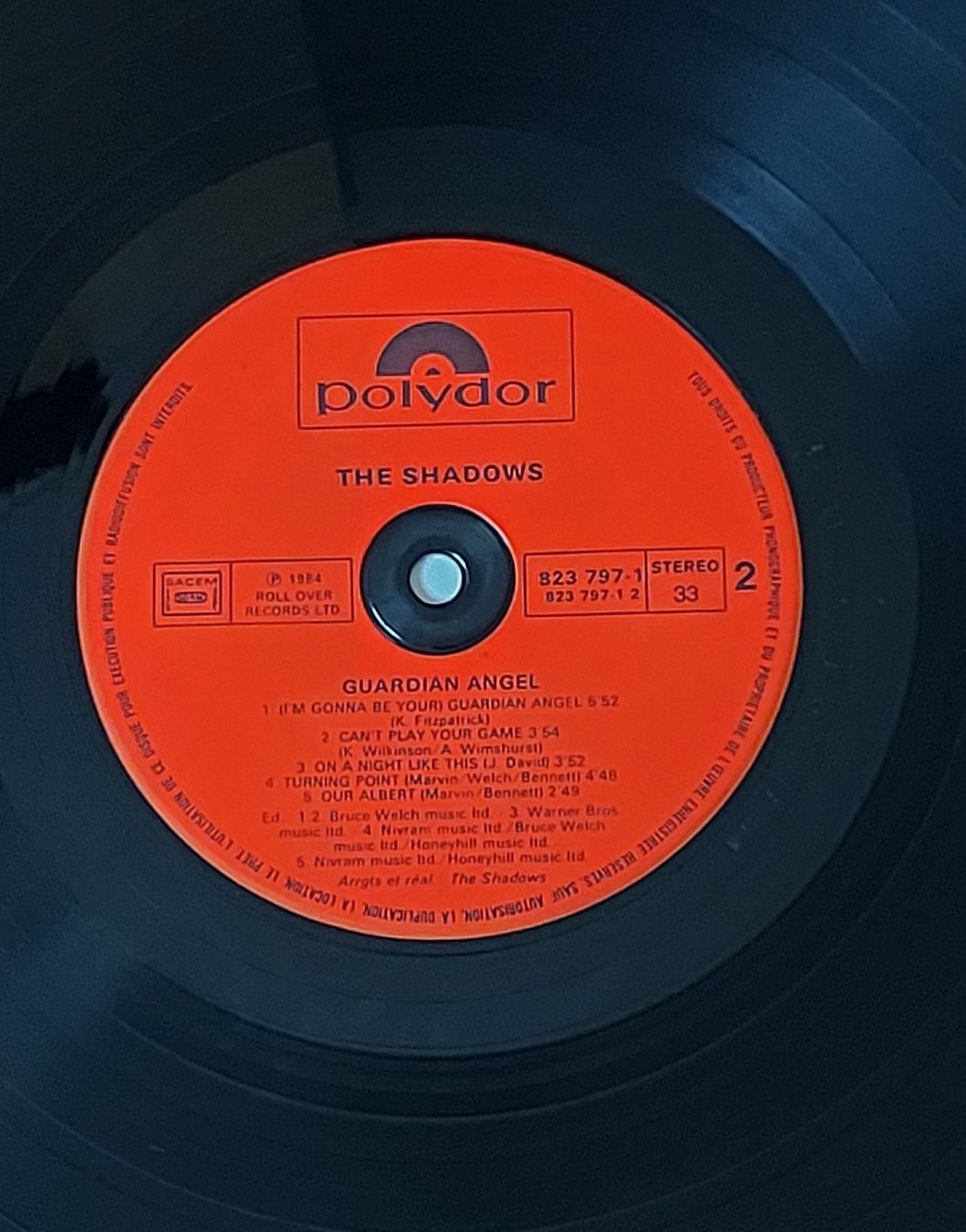 Dischi in vinile: LP - THE SHADOWS - GUARDIAN ANGEL – Usato da Steckborn venduto da Quo7 2