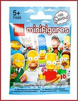 THE SIMPSONS - LEGO Minifiguren : 1 Beutel mit 1 Mini-Figur