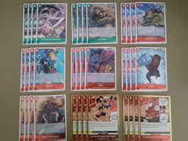 One Piece ST30 Deck ohne SR Karten (alle Holo-Foil)