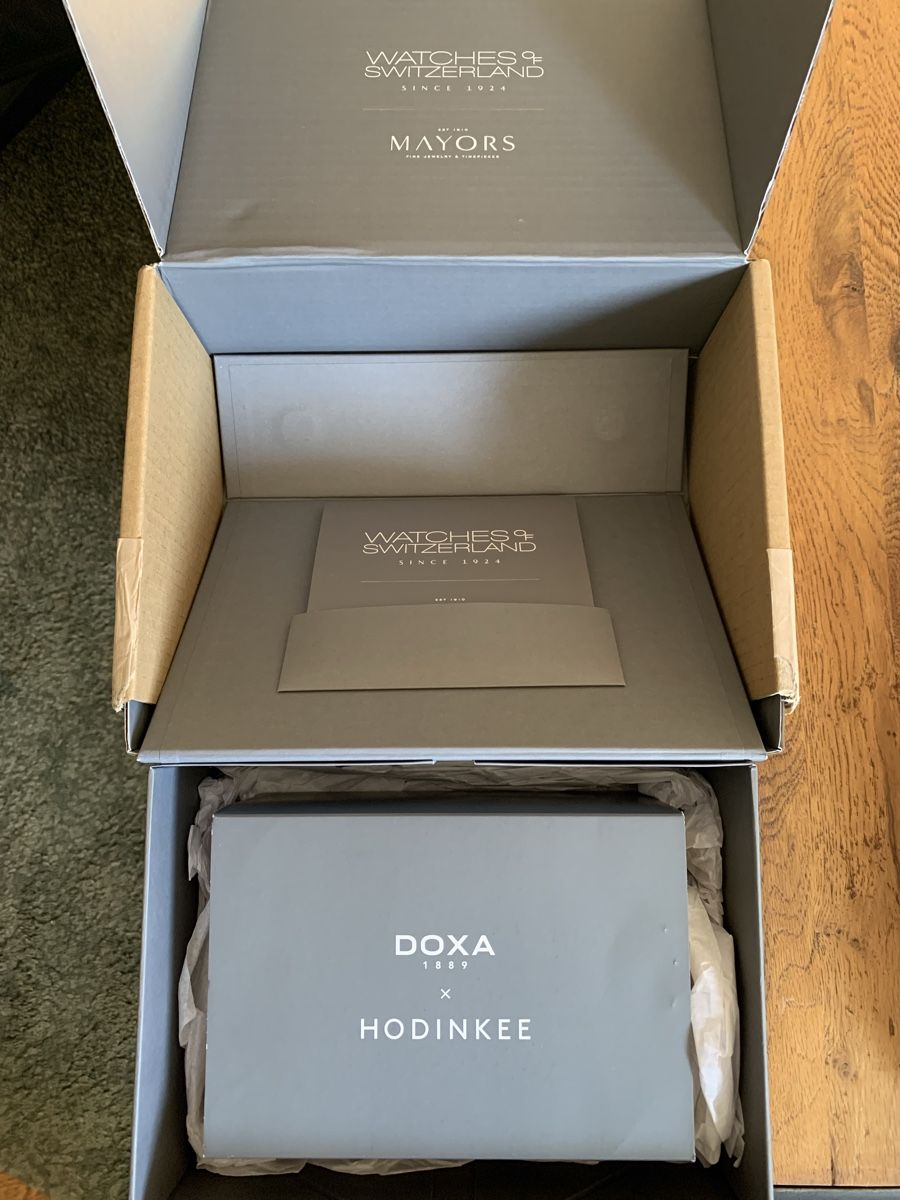 Doxa Orologi: DOXA x Hodinkee Limited Edition – Nuovo e nell'imballaggio originale da Bern venduto da Karhu10 5