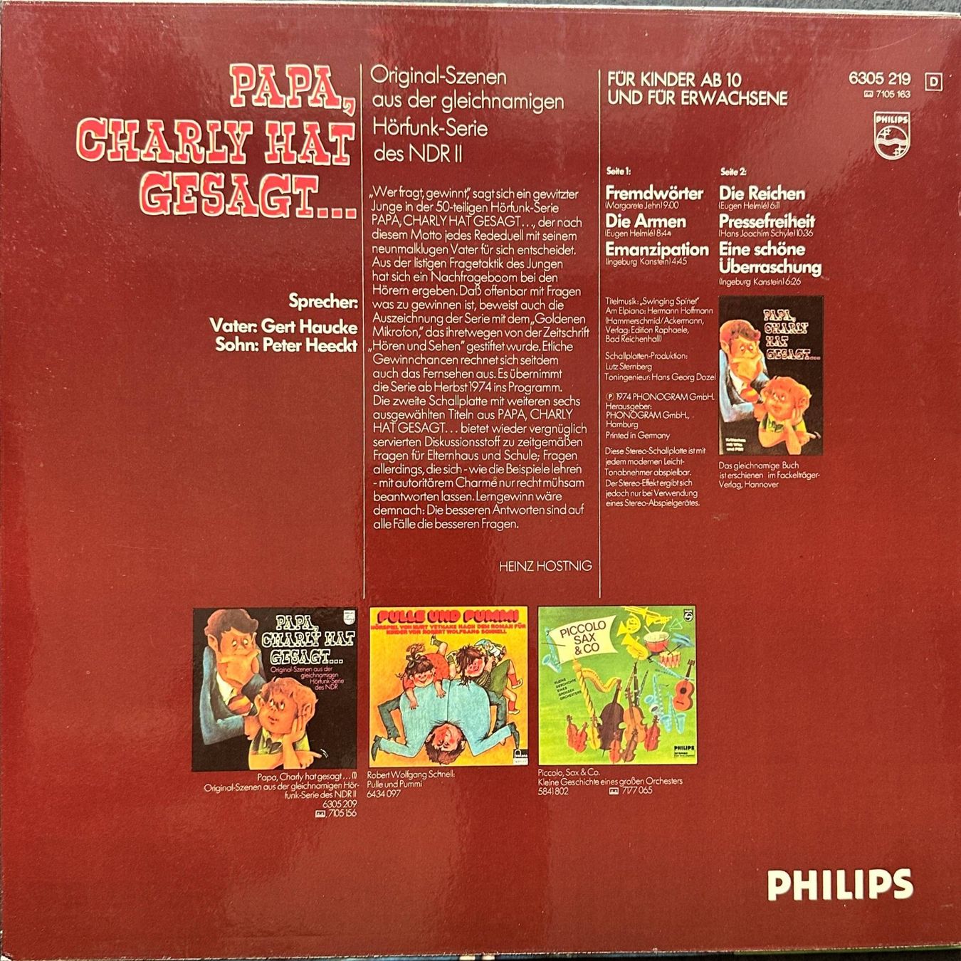 Dischi in vinile: Papa Charly hat gesagt 2 – Usato da Feldbach venduto da CDF10 1