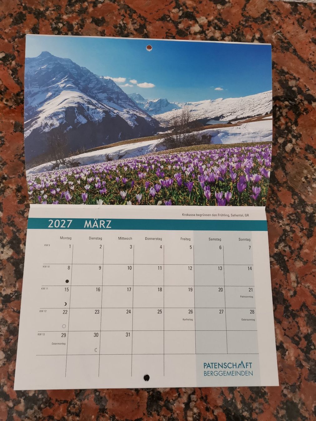 Calendriers: Bergkalender 2027 – Neuf (Voir description) à Dornach par Hei50 2
