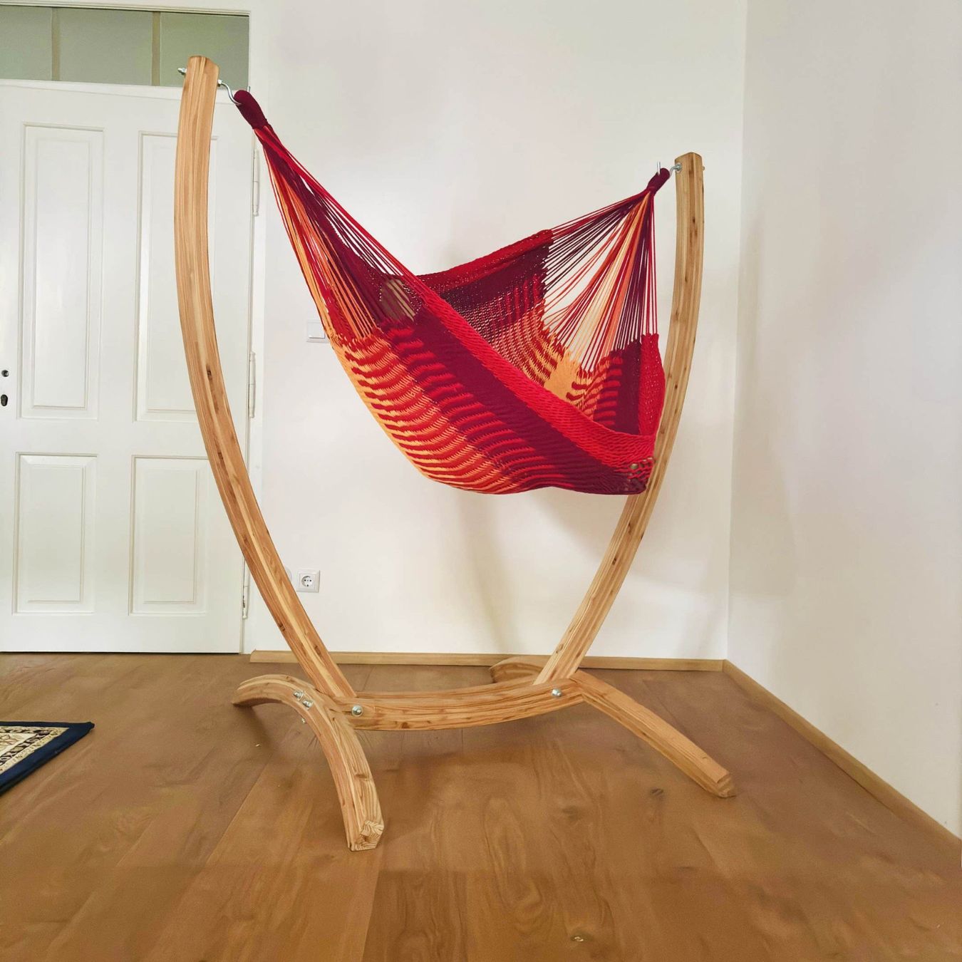 Poltrone pensili da giardino: MacaMex Netz-Hängesessel-SET Sunset Baumwolle – Nuovo e nell'imballaggio originale da Tulln venduto da HaengemattenShop 2