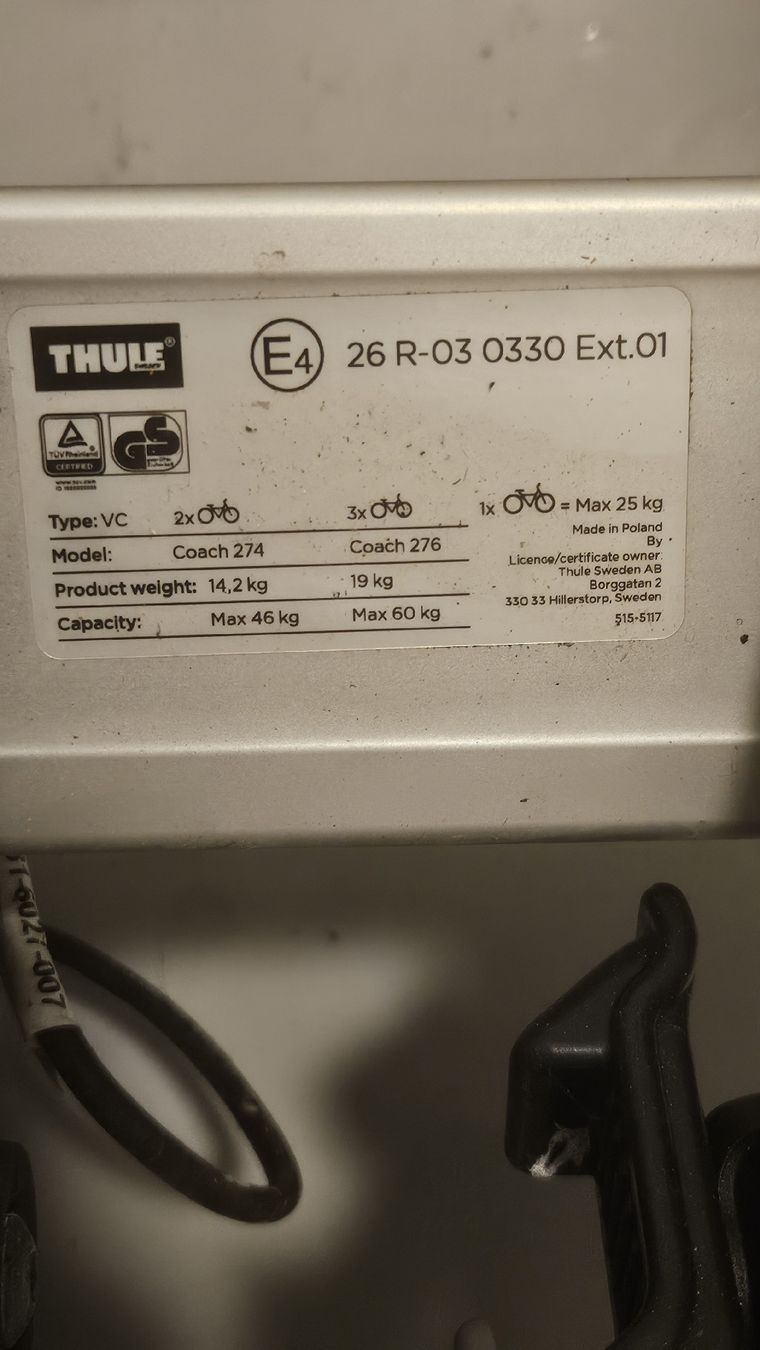 Poutres: Thule Veloträger Volvo – D'occasion à Schüpfen par Butchcoolidge 2