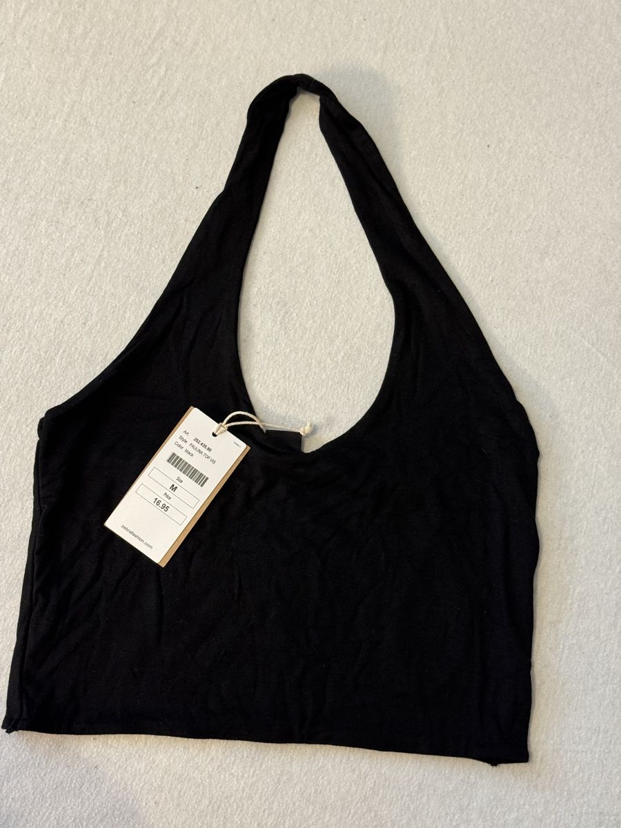 Zebra Top: Damen Top schwarz Grösse M mit Etikett – Nuovo e nell'imballaggio originale da Wettingen venduto da lua_hrn5