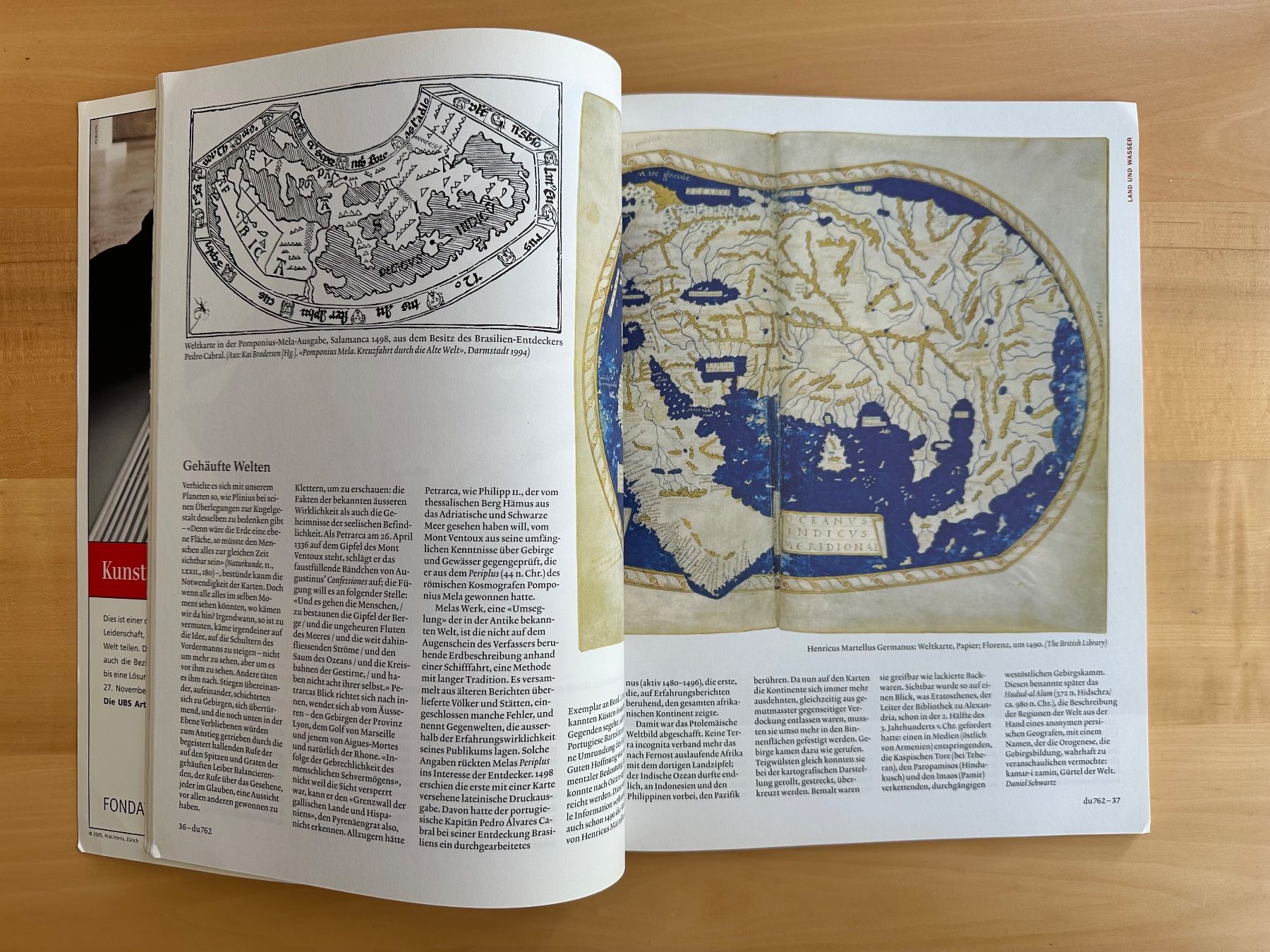 Riviste & Magazine: Zeitschrift "du": Weltkarten – Usato da Bern venduto da mordswein 1