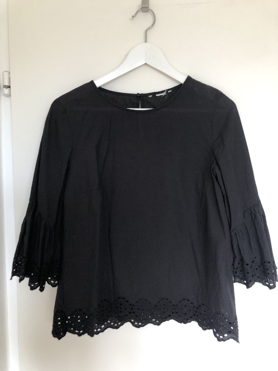 H&M Camicette: H&M Bluse mit Spitze – Usato da Dietlikon venduto da Luna77
