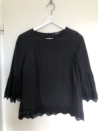 H&M Bluse mit Spitze