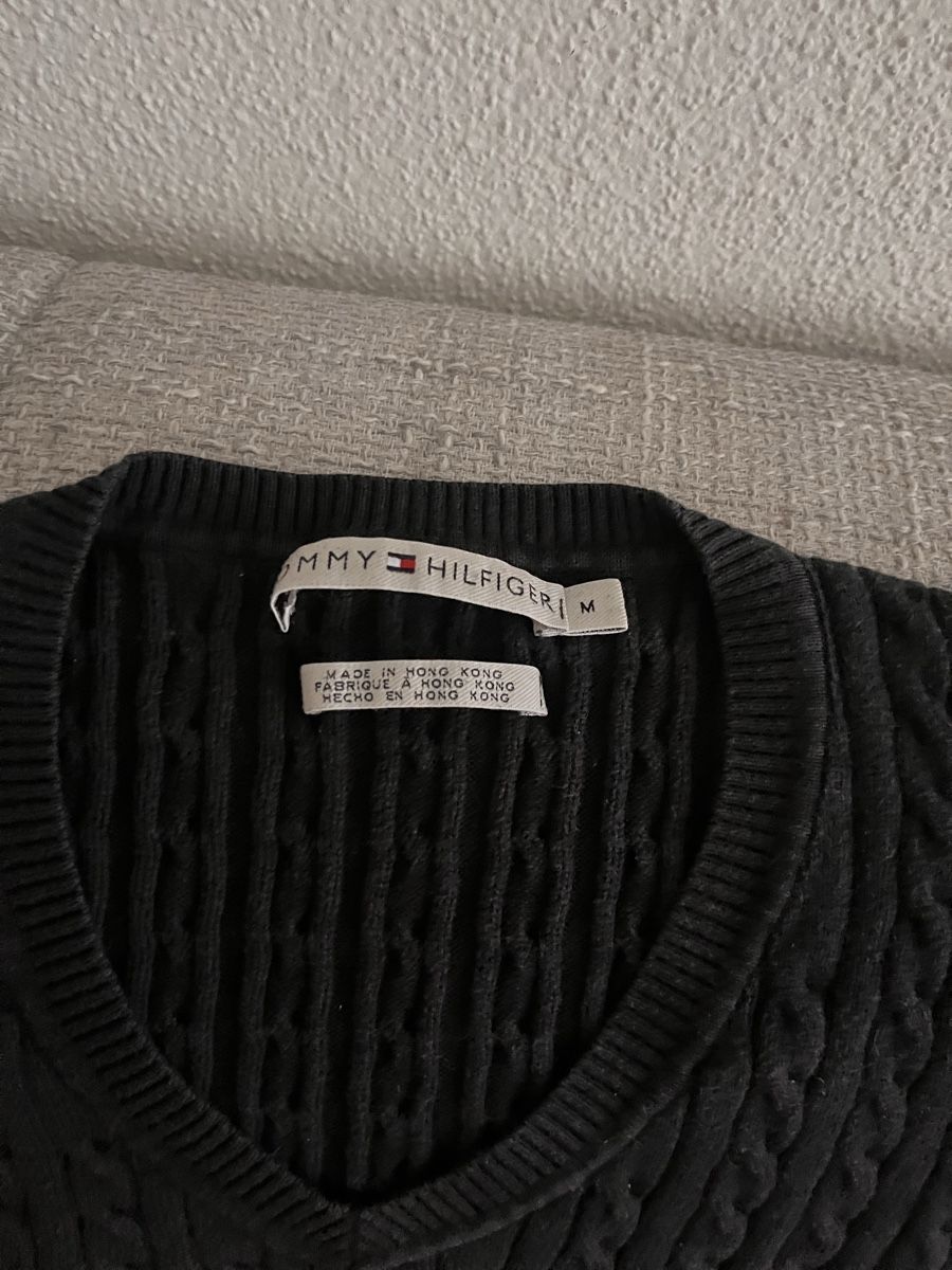 Tommy Hilfiger Maglioni & Felpe: Tommy Hilfiger Strickpullover, Gr. M, neuwertig, schwarz – Usato da Brüttisellen venduto da lilien2012 1