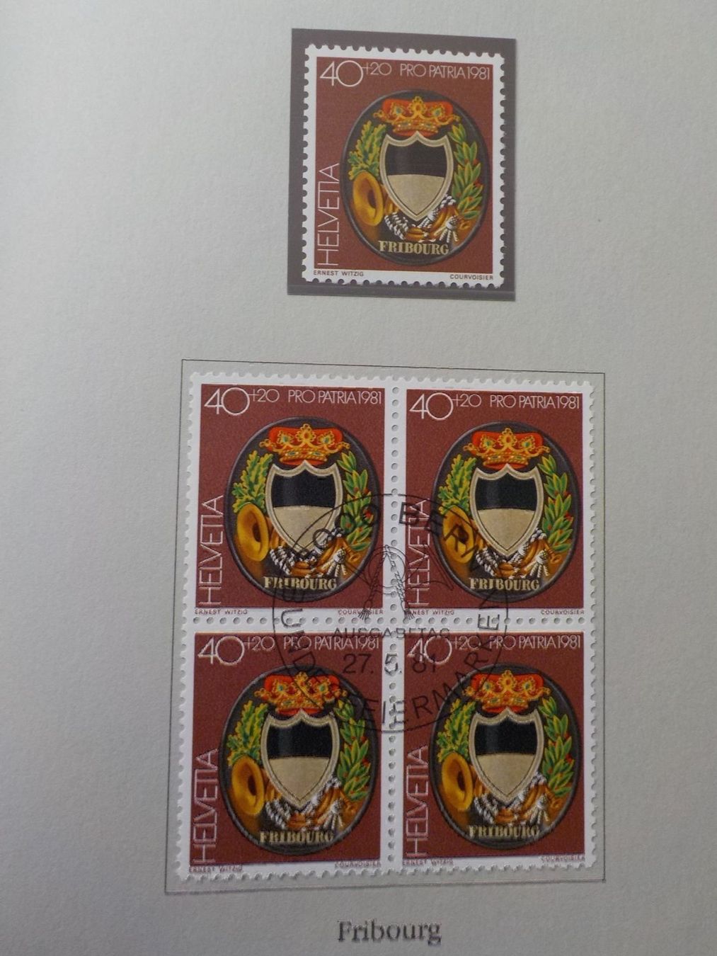 Alle Briefmarken: 1981, Pro Patria, Postschilder – Neu (gemäss Beschreibung) aus Muri b. Bern von Ricardoverkauf 1