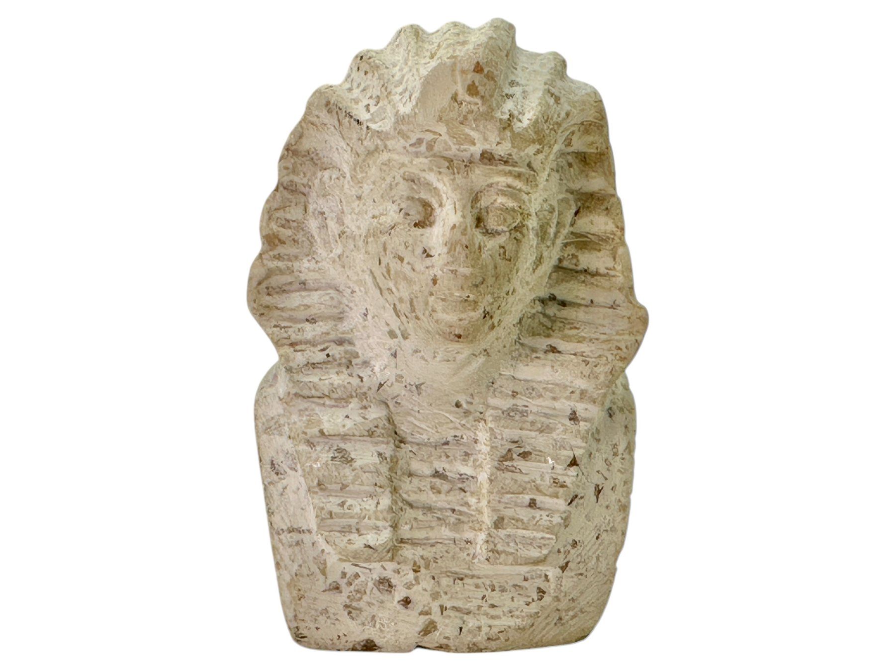 Sculptures & Statues: Buste en pierre de Tutankhamon, sculpture égyptienne. – D'occasion à Morges par Auct 7