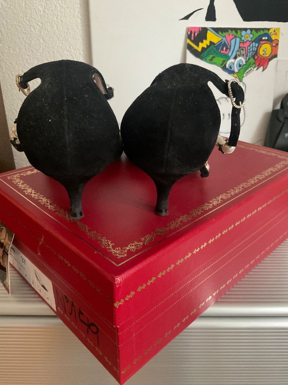 Damenschuhe: Rene Caovilla Pumps Perlen – Gebraucht aus Zürich von m4m3m2m1 3