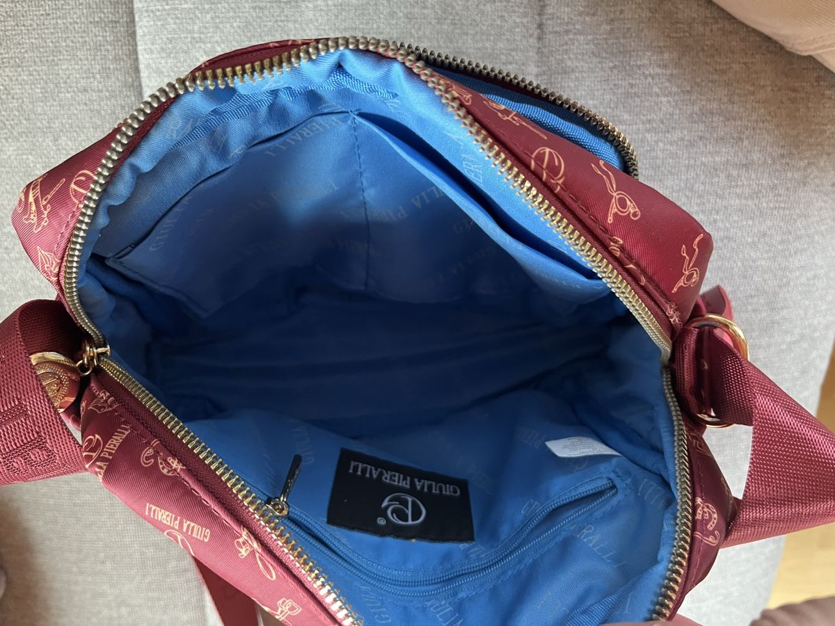 Taschen für Damen: Giulia Pieralli Handtasche, bordeauxrot, neu – Neu (gemäss Beschreibung) aus Grellingen von nadu17 2