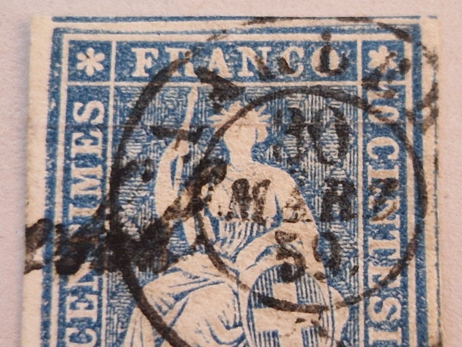 Tutti i francobolli: Strubel 23C, signiert, TOP, ab 1.- – Usato da Burgdorf venduto da Glossy01 1