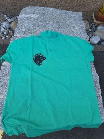 Poloshirt mit Leonbergerkopf